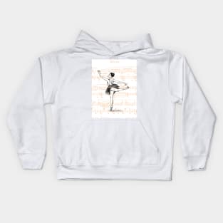 Ballerina print Kids Hoodie